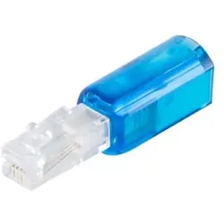 Twist-Stop schmale Ausführung blau-transparent