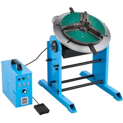 VEVOR Schweißdrehtisch 200 kg, Schweißpositionierer 120 W, Neigungswinkel -45° bis 90°, Drehzahlregelung 0,5–5 U/min, elektrisch & per Fußpedal, zum Schneiden, Schleifen & Montagearbeiten