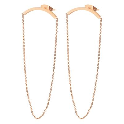 Paar Ohrhänger ADELIA´S "Ohrringe aus Edelstahl", Damen, Gr. Damen, Edelstahl, gold, Ohrringe, Eine schöne Geschenkidee für jeden Anlass