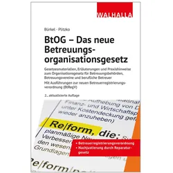 BtOG - Das neue Betreuungsorganisationsgesetz, Fachbücher von Ina Bürkel, Dennis Plitzko