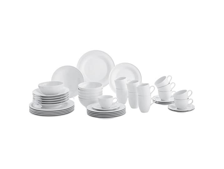 Seltmann Weiden Kombiservice Beat, Weiß, Keramik, 42-teilig, 260 ml,260 ml,350 ml,770 ml, Essen & Trinken, Geschirr, Geschirr-Sets, Kombiservice