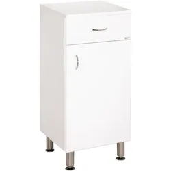 Keramia Pro Badezimmerschrank niedrig 35x79x33,3 cm weiß glanz PRON35LP