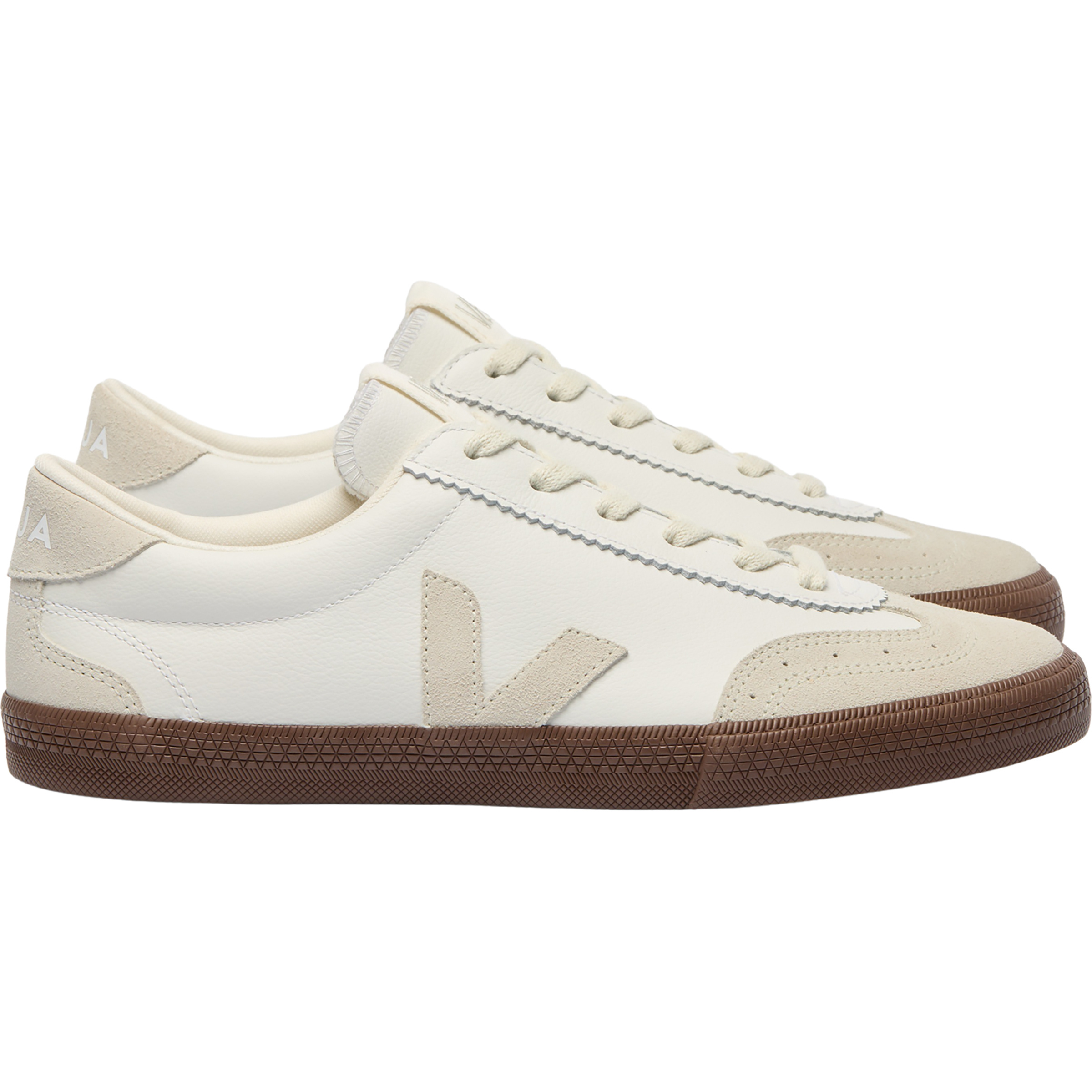 Veja Volley Damen Freizeitschuhe beige Größe 40 Lifestyle Hautfreundlich