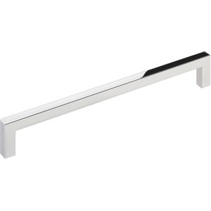 SO-TECH Möbelgriffe E8, silber, aus Edelstahl, 192 mm Lochabstand, Stangengriff, modern, matt poliert, 1 Stück