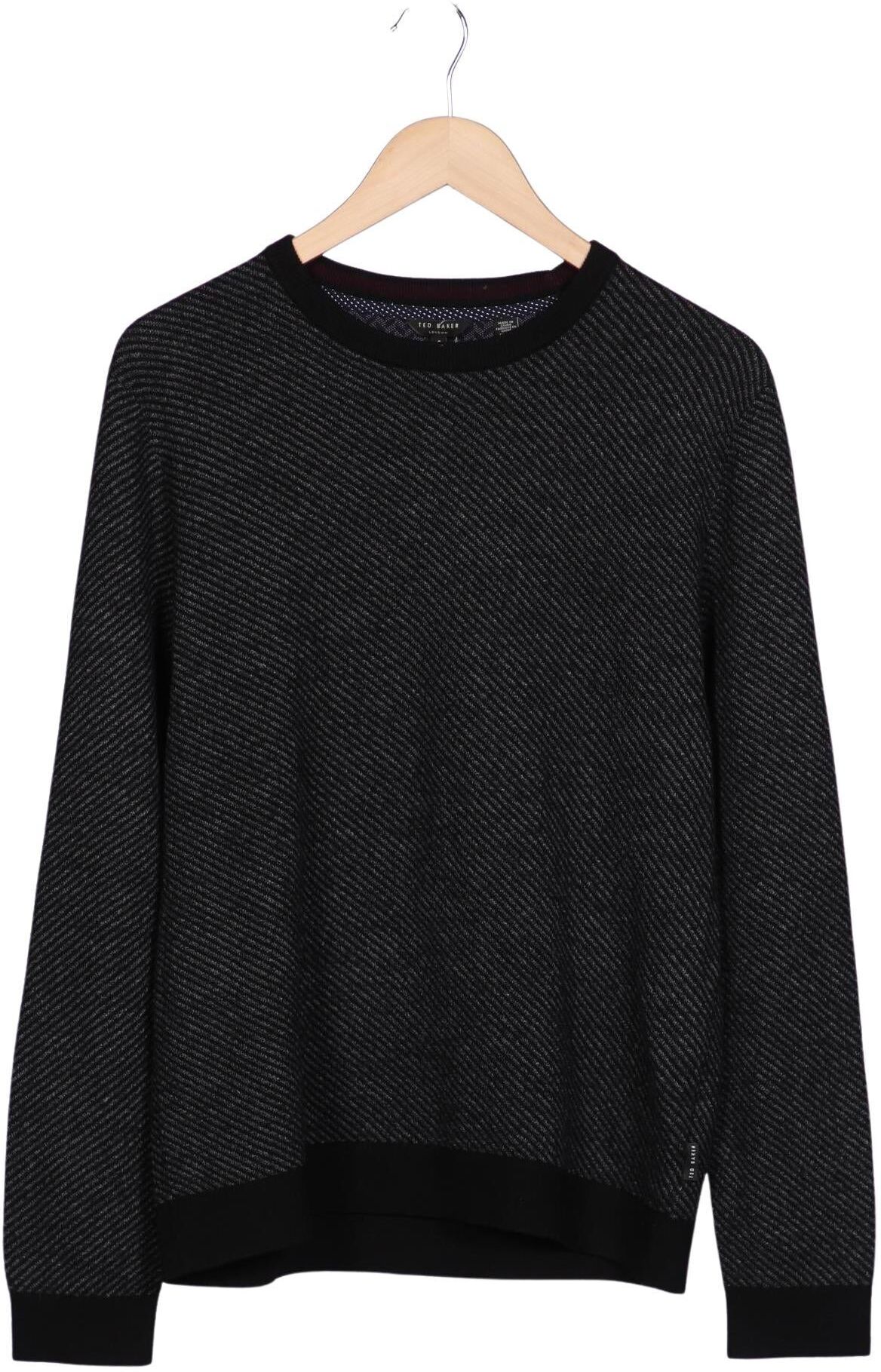 TED Baker Herren Pullover, Grau, Gr. XL (Ted Baker 5), Wolle / Synthetik - Second Hand
