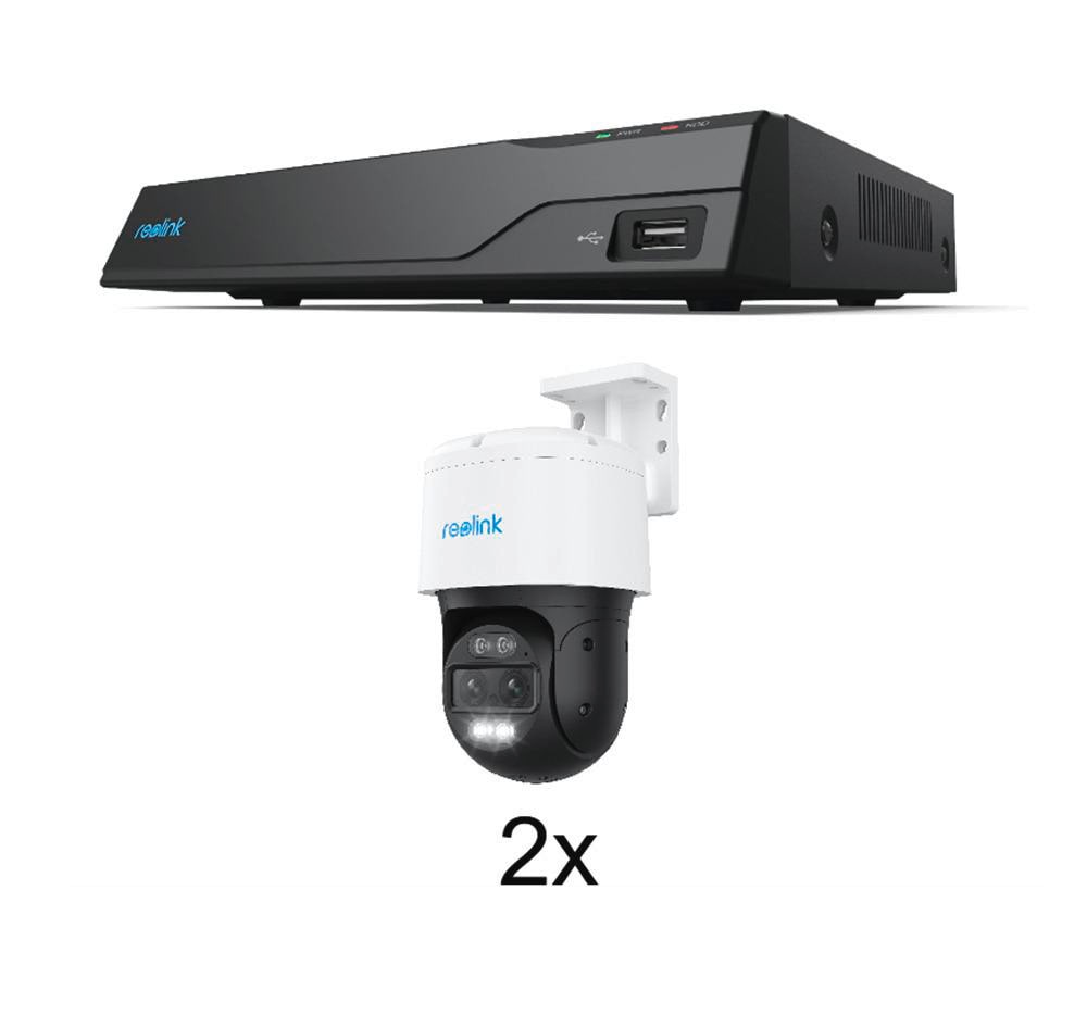 Reolink Bundle aus NVS8 NVR und 2x Reolink Trackmix Series P760 PoE Cam