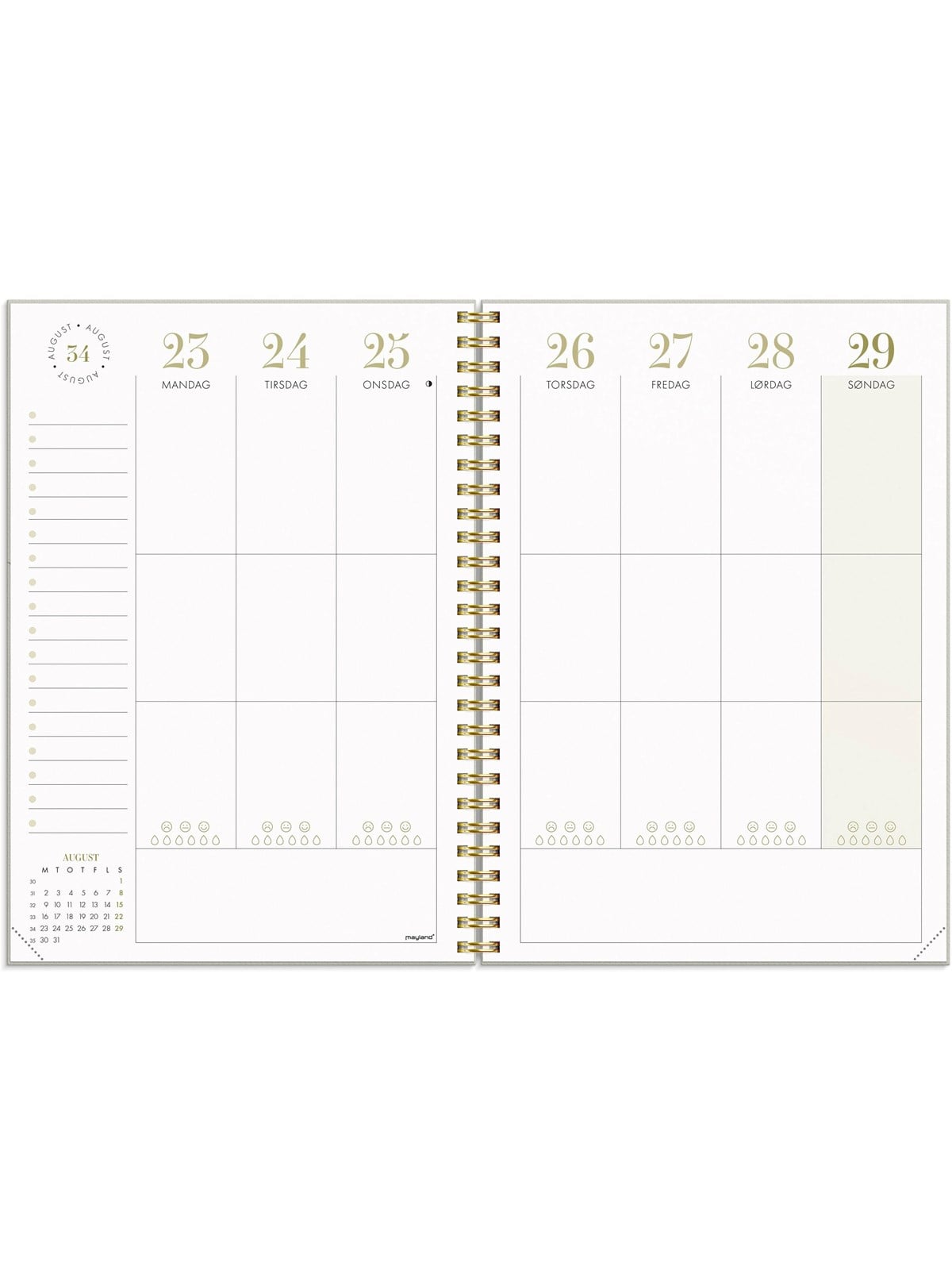 Mayland Life Planner Essentials A5 ugekalender 2027