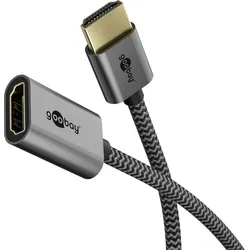 GOOBAY 79145 - Adapter HDMI Stecker > Buchse, 8K 60Hz, 0,1 m