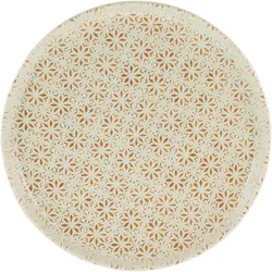 Dessertteller EMILIANA PEACH (DH 22x2,60 cm) - gelb - DH 22x2,60 cm