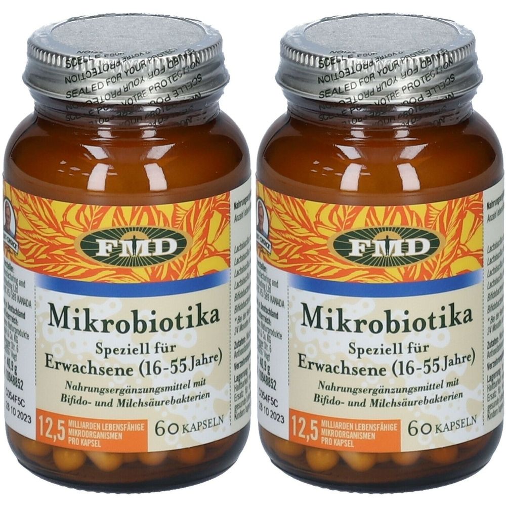 Mikrobiotika Speziell für Erwachsene Kapseln 2x 2x60 St