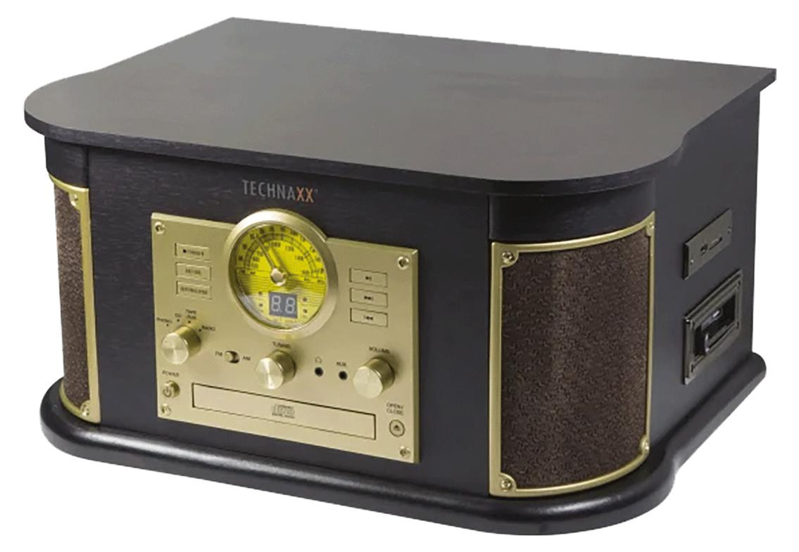 Technaxx Nostalgische Bluetooth-platenversterker alles-in-één model TX-103