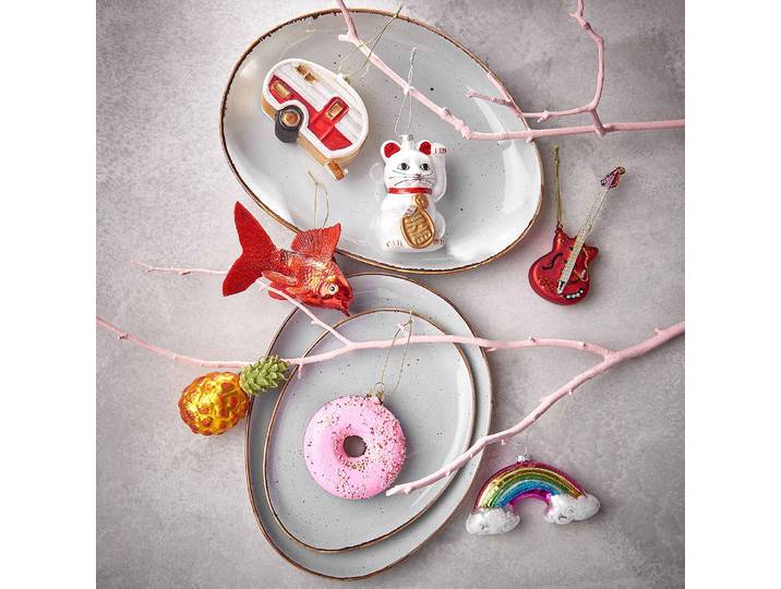 Baumanhänger Regenbogen 2 x 7 x 12cm Multicolor/Multicolor