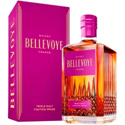 Französischer Whisky - Bellevoye - Finition Prune - Etui - 0.7L