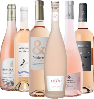 Vinatis Weinpaket - Golden Rosé Selection - Gold prämierte Roséweine - 6 Fl. - 4.5L