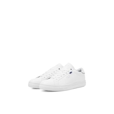Sneaker JACK & JONES "JFWBALE", Herren, Gr. 44, Textil, weiß, Lederimitat, Schuhe Sneaker, mit seitlichem Logo