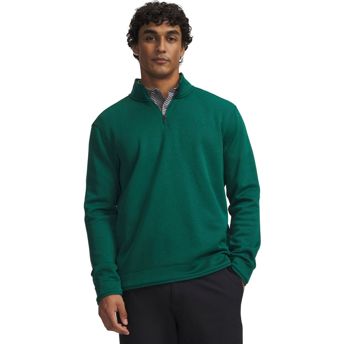 Under Armour M Sweater Fleece QZ green campus ivy (312) M 6003722-312-MD