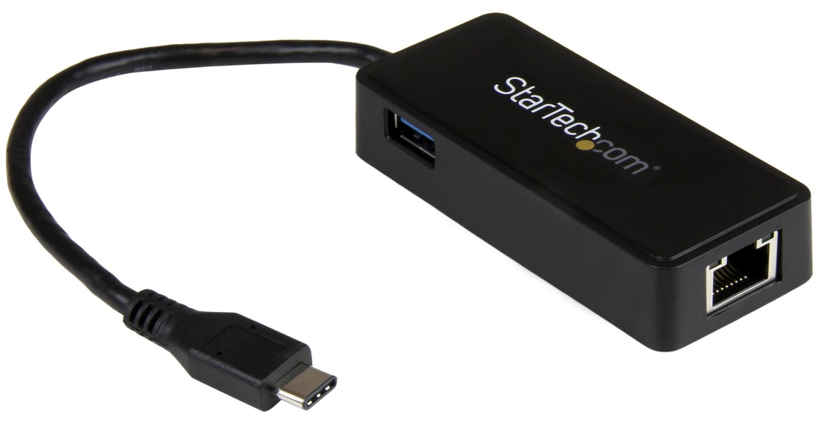 StarTech.com USB-C naar Ethernet Gigabit adapter met USB 3.1 Gen 2, compatibel met Thunderbolt 3, Zwart (US1GC301AU)