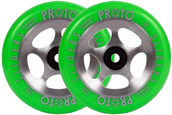 Stunt Scooter Rollen Proto Sliders Starbright 2 Stk. (110mm - Green On Raw)