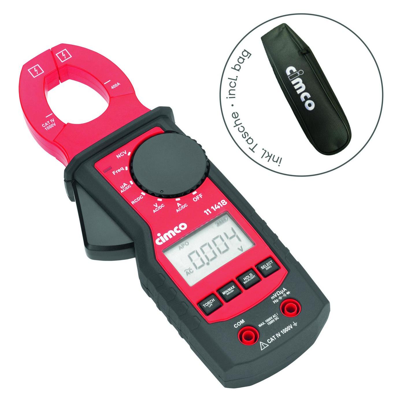 Cimco AC/DC-Stromzange 4100 (CAT IV 1000V, Zangenstrommesser) (111494)