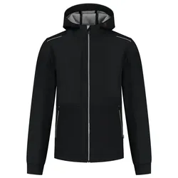 Softshelljacke "402705" Accent - M - black/grey
