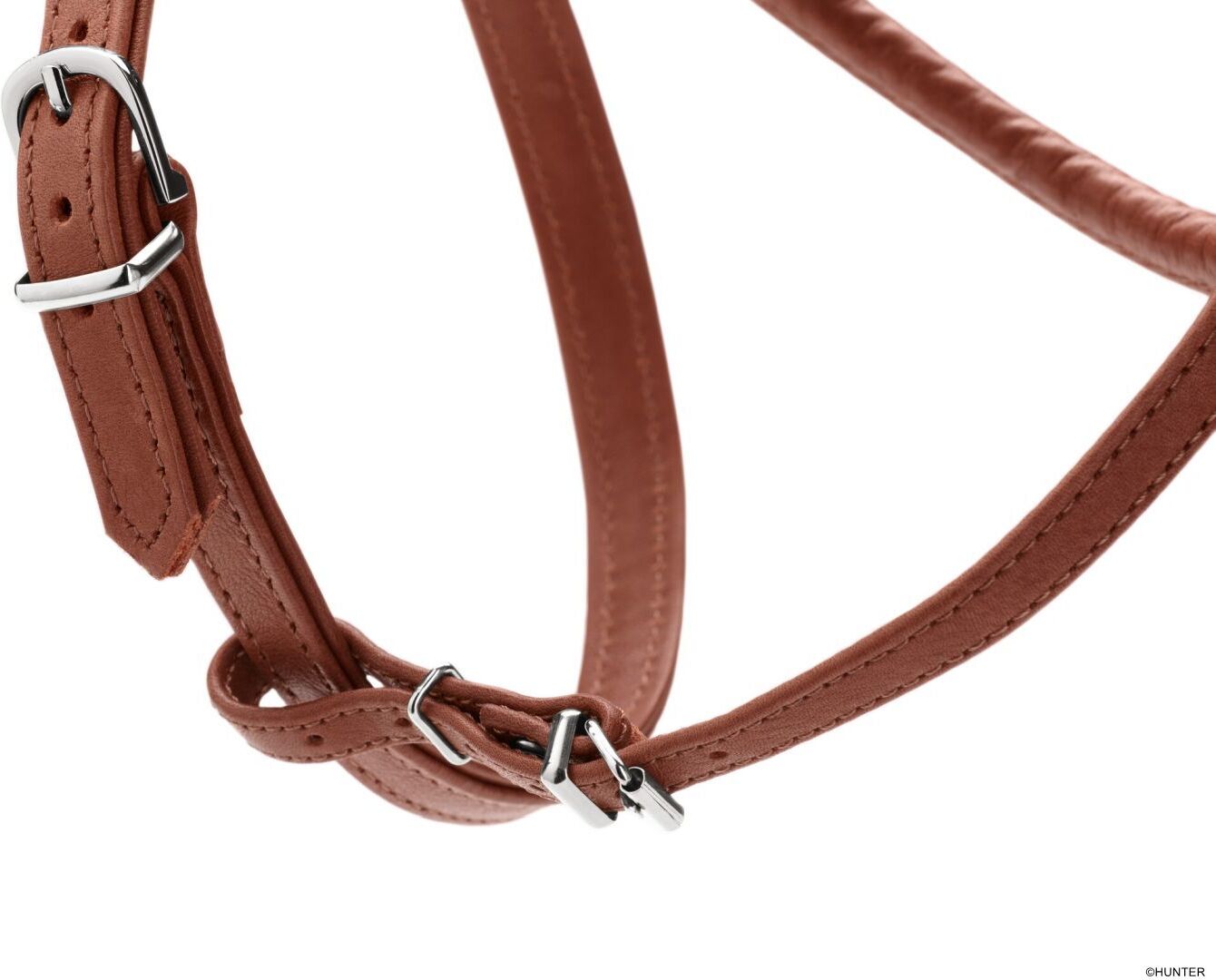 DOG SPORT HUNTER Geschirr Round & Soft Canadian Up S-M, cognac