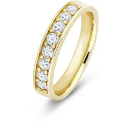 Tchibo - 585 Gold Ring - Gr. 19 - weiß