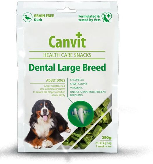 Canvit Dog Dental Large Breed 10 uds x 250g