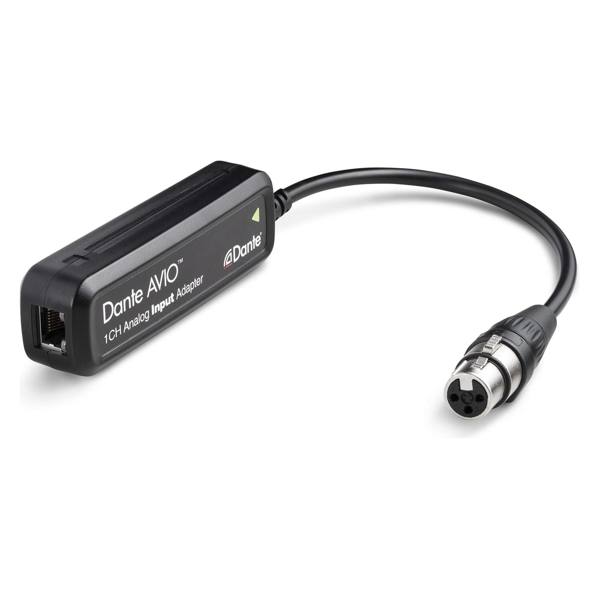 Audinate Dante Avio Analog Input Adapter, Mono (ADP-DAI-1X0)