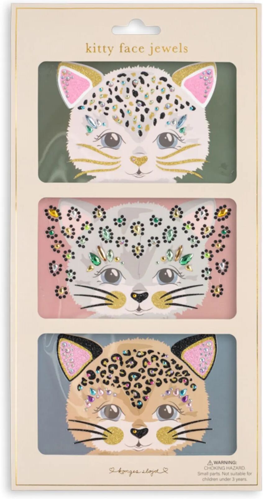 Konges Sløjd Set de bijoux pour le visage Multicolore taille unique