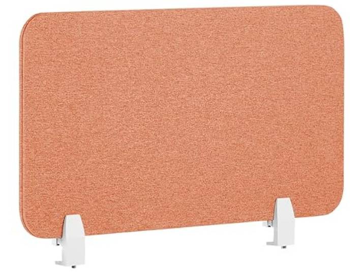 Schreibtisch Trennwand Akustik Polster rot 72 x 40 cm Schallschutz Wally