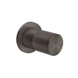 Gessi Habito Fertigmontageset Waschtisch-Einhebelmischer, für Abgang oben, Wandmontage, RIGATO, 70599707, Farbe: PVD