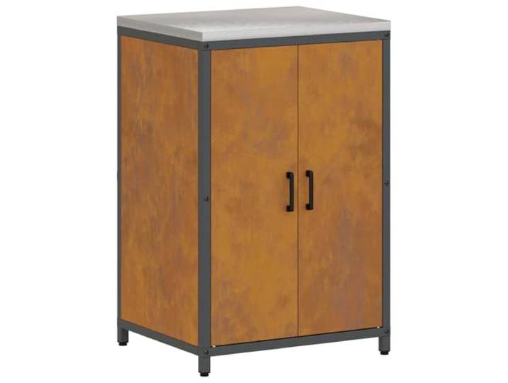 GPWERSDF Standregal Küche 60x50x92 cm Stahl Robuster Stahlrahmen, für Innen und Außen, einfache Montage, modernes Design