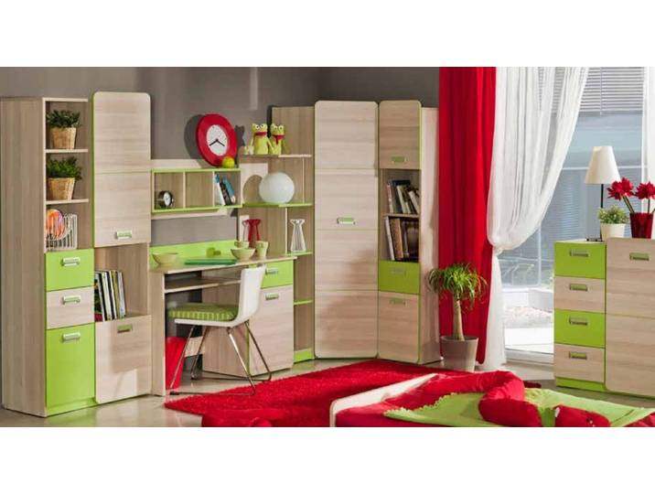 JVmoebel Kinderbett Kinderbett im Holzdesign mit Matratze und stabiler MDF-Konstruktion (1-tlg., Bett), Made in Europa