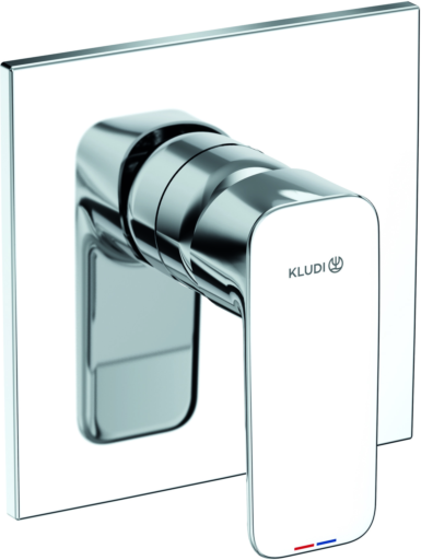 Kludi Pure&style Brausearmatur 407550575 Unterputzarmatur, Durchflussmenge 28 l/min, chrom