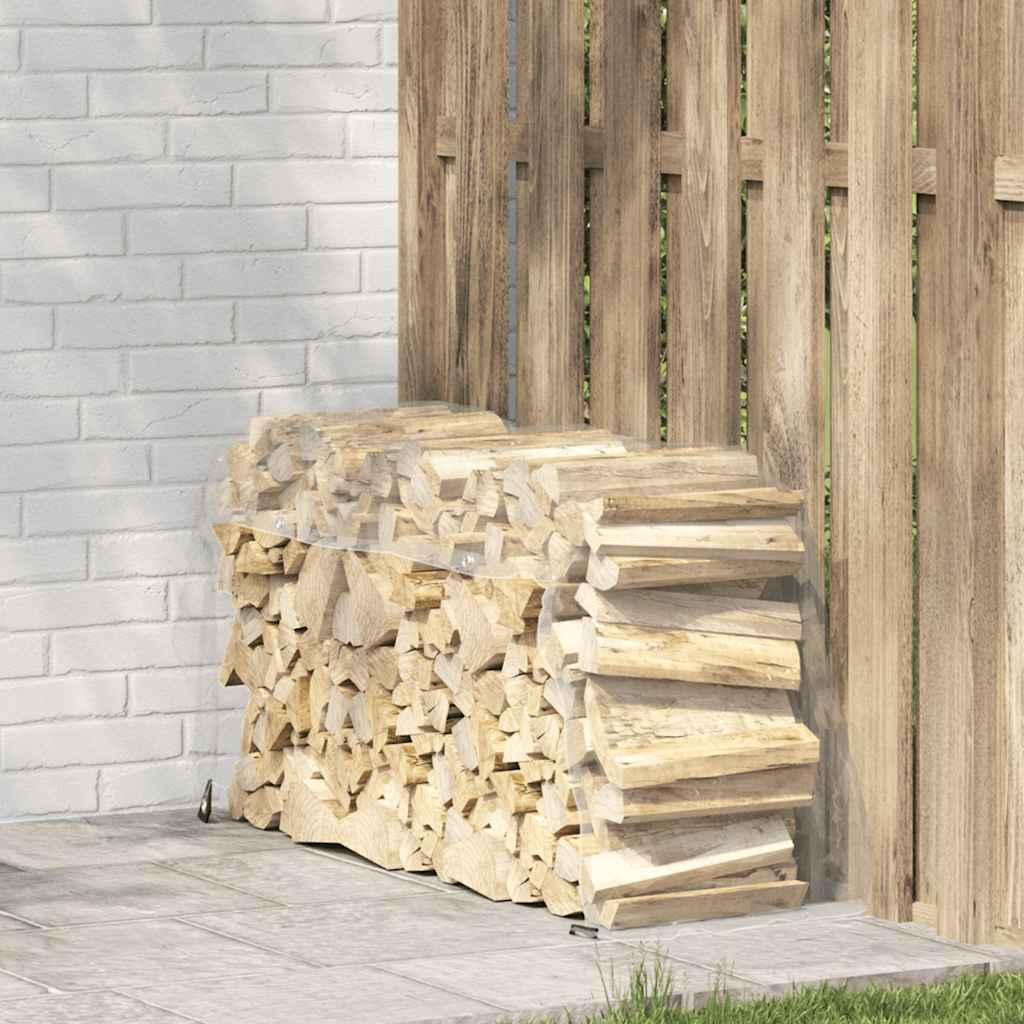 vidaXL Transparante folie met oogjes, PVC, 1 x 3 meter