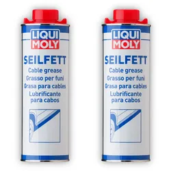2x Schmiermittel LIQUI MOLY 6173 Seilfett Korrosionsschutz Unterbodenschutz 1 Liter