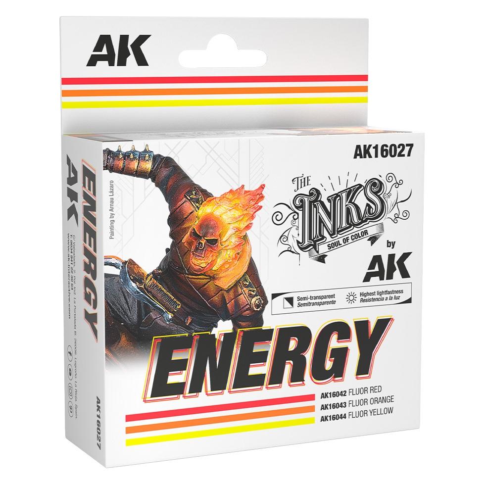 AK Interactive Set de : The Inks - Energy (Set de 3 Ref.) (Mehrfarbig, 3 Stk.) (AK16027)
