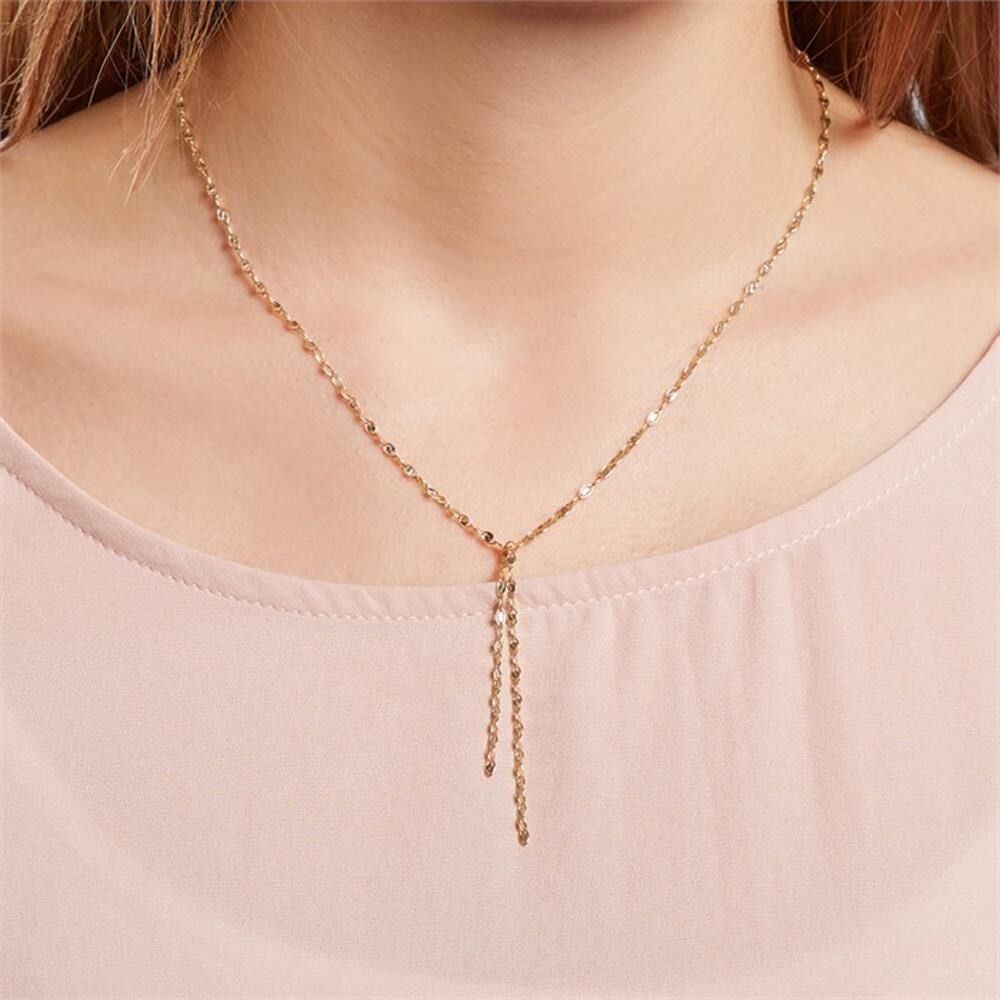 Unique Halskette aus vergoldetem Sterlingsilber  gold