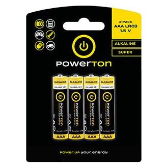 Powerton ENERGY ALKAMAX Einmal alkalisch Batterie AAA, 4-pack (4 Stk., AAA) (14487933)