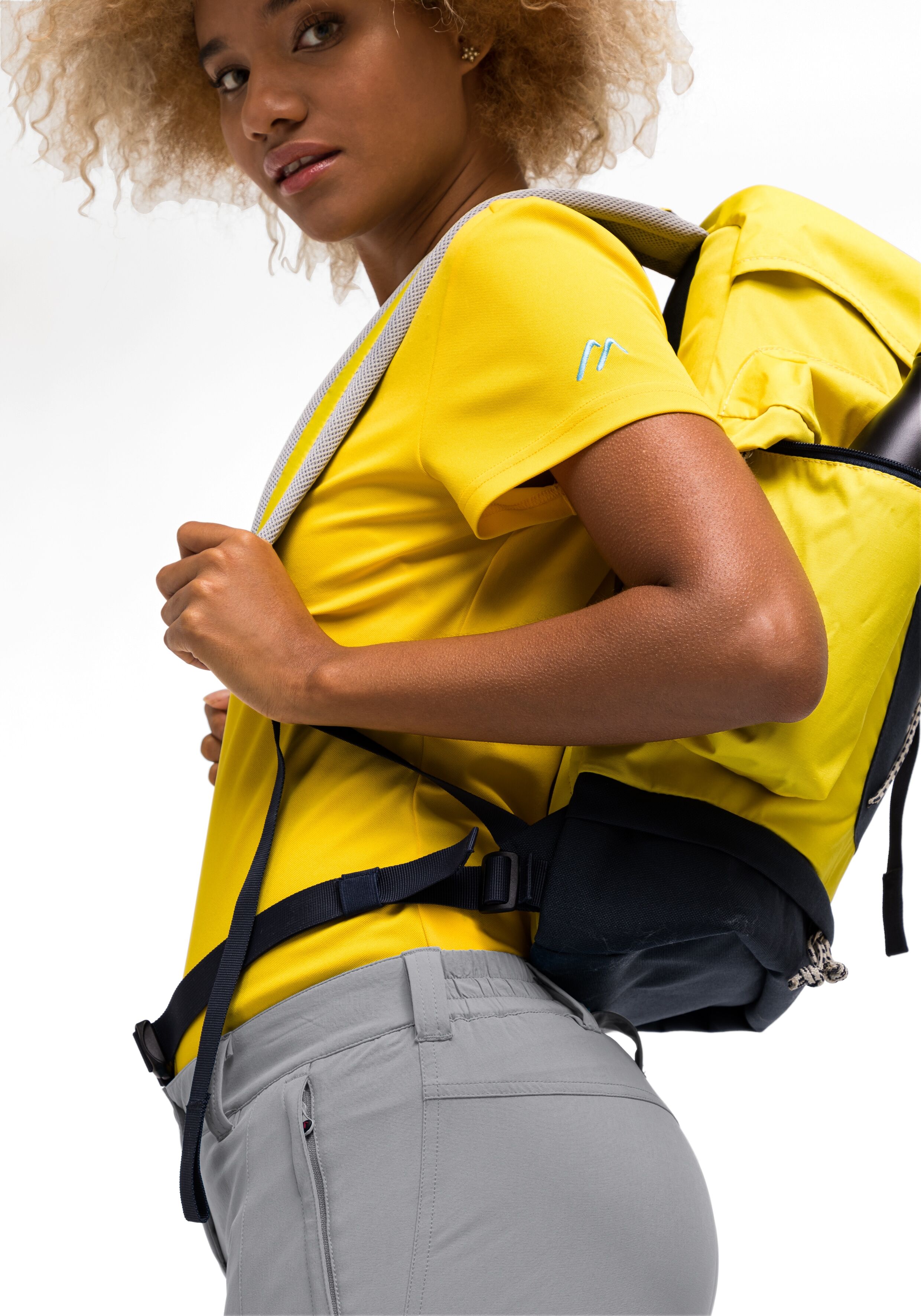 Maier Sports "Kluane" Damen Shorts, kurze Wanderhose, Outdoorhose mit 2 Taschen, Regular Fit hellgrau 38, Normalgrössen