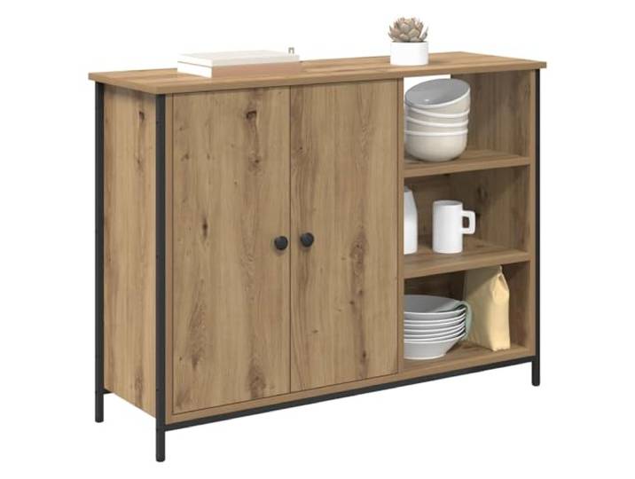 vidaXL Sideboard Artisan-Eiche 100 x 33 x 75 cm Holzwerkstoff