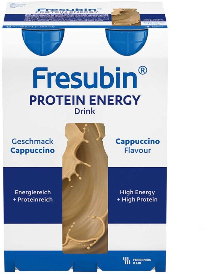 Fresubin Protein Energy Trinknahrung Cappuccino mit Eiweiß 4X200ml