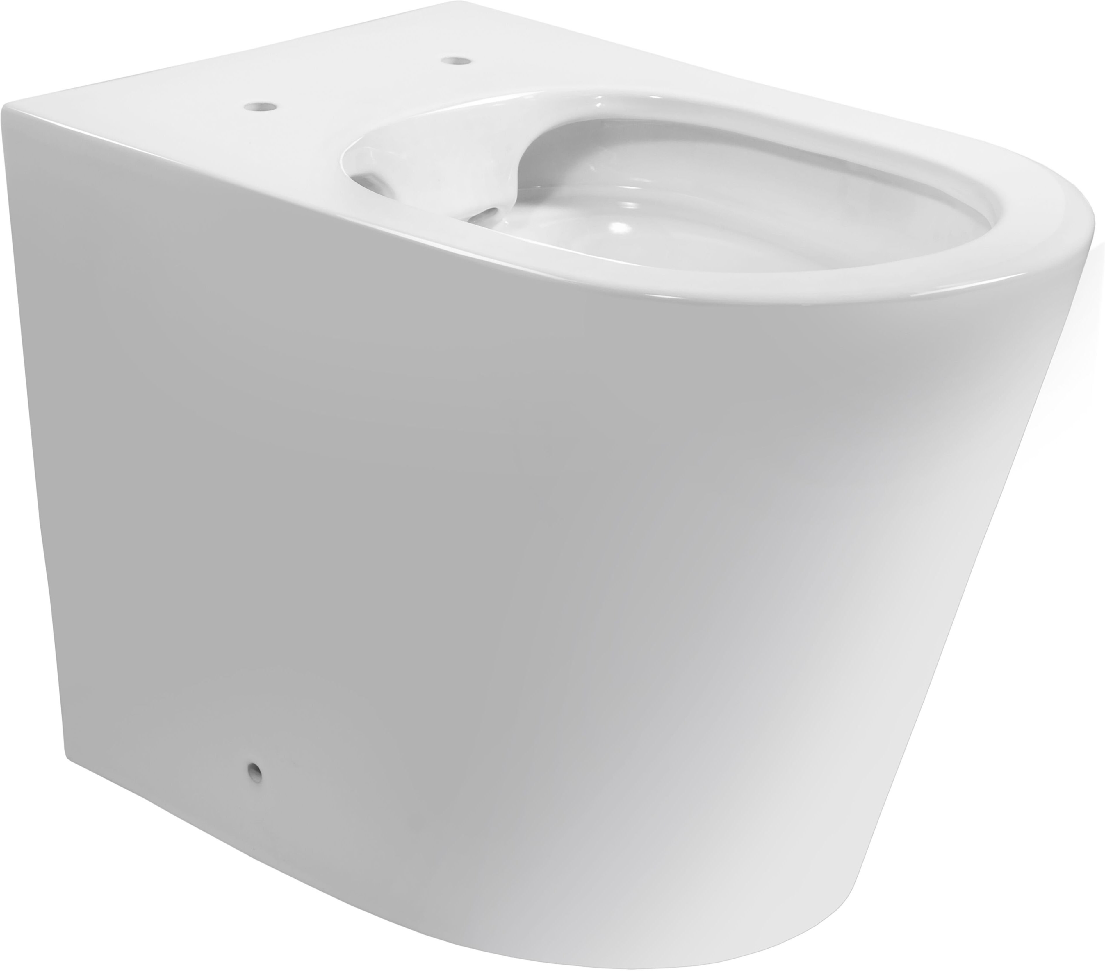 Tecnomat VASO E BIDET FILO MURO SERIE FLAMI IN CERAMICA BIANCA SENZA BRIDA