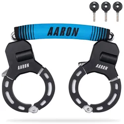AARON Bolt Handschellenschloss für E-Scooter - Hochsicherheits-Design - Blau