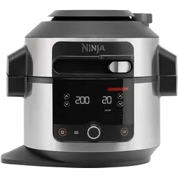 Ninja OL550EU, Dampfgarer + Reiskocher, Schwarz, Silber