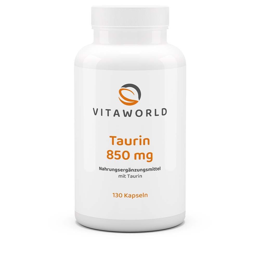 Taurin 850 mg Kapseln 130 St