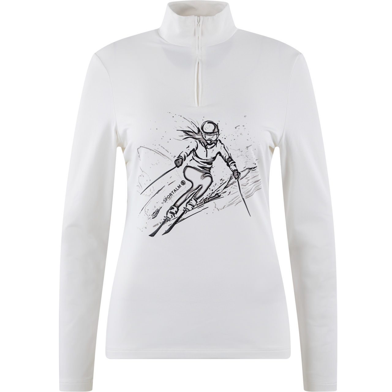 Sportalm Damen Skishirt BORDEAUX offwhite - 40