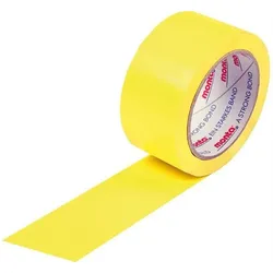 Monta Klebeband  250F Breite 50mm Länge 66m Stärke 57μ PVC gelb leise