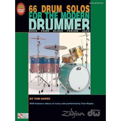 66 Drum Solos for the Modern Drummer Rock * Funk * Blues * Fusion * Jazz Book/Online Video, Taschenbuch von Tom (COP) Hapke, Cherry Lane Music