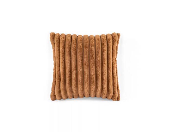 Tiseco - Kissen Rabbit Stripe, 45 x 45 cm, Braun